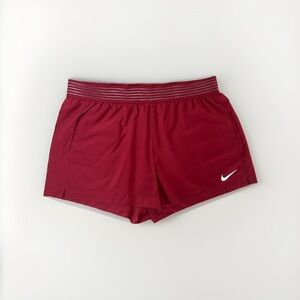 Nike Pro Dri-Fit Women's Red Athletic Shorts